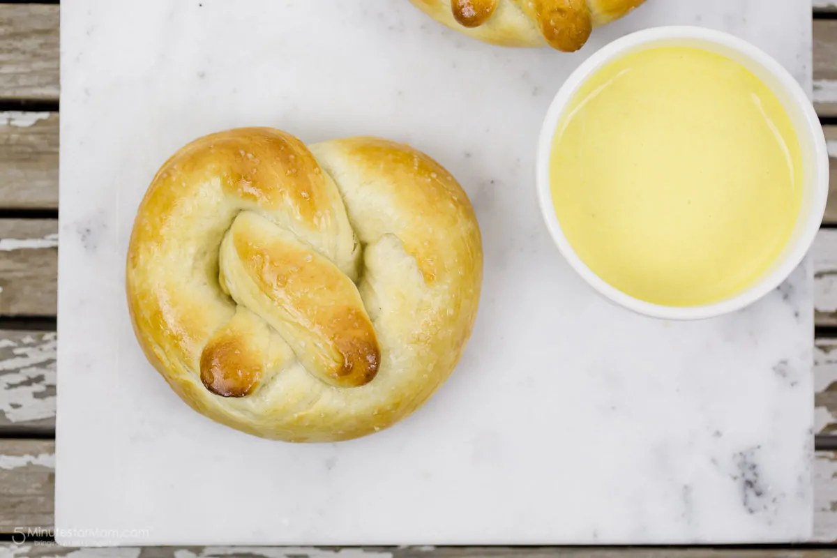 Homemade soft pretzels