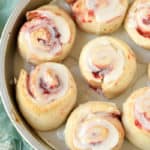 Strawberry Sweet Rolls Baked