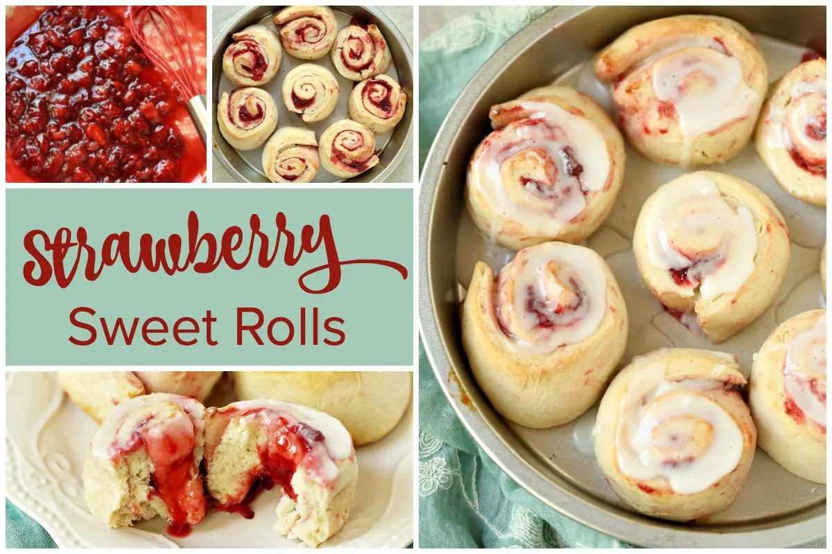 Super Easy Strawberry Sweet Rolls Recipe