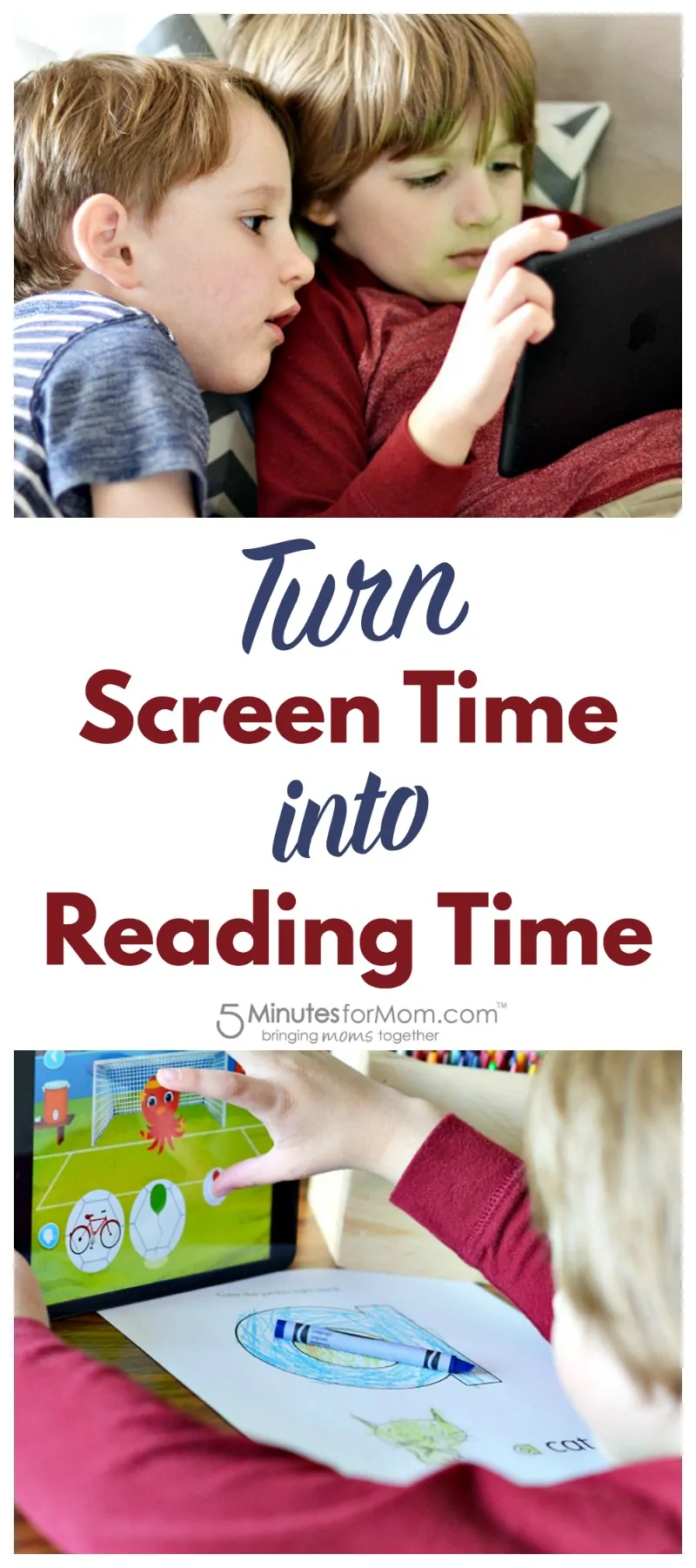 Turn screen time into reading time