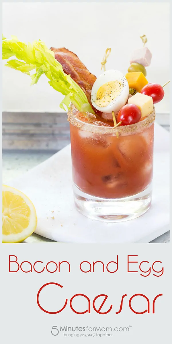 Bacon and Egg Caesar Cocktail