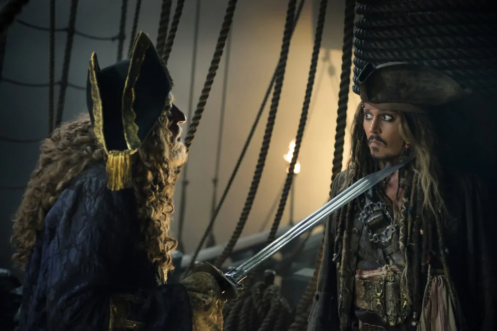 Pirates of the Caribbean: Dead Men Tell No Tales - Captain Barbossa and Jack Sparrow