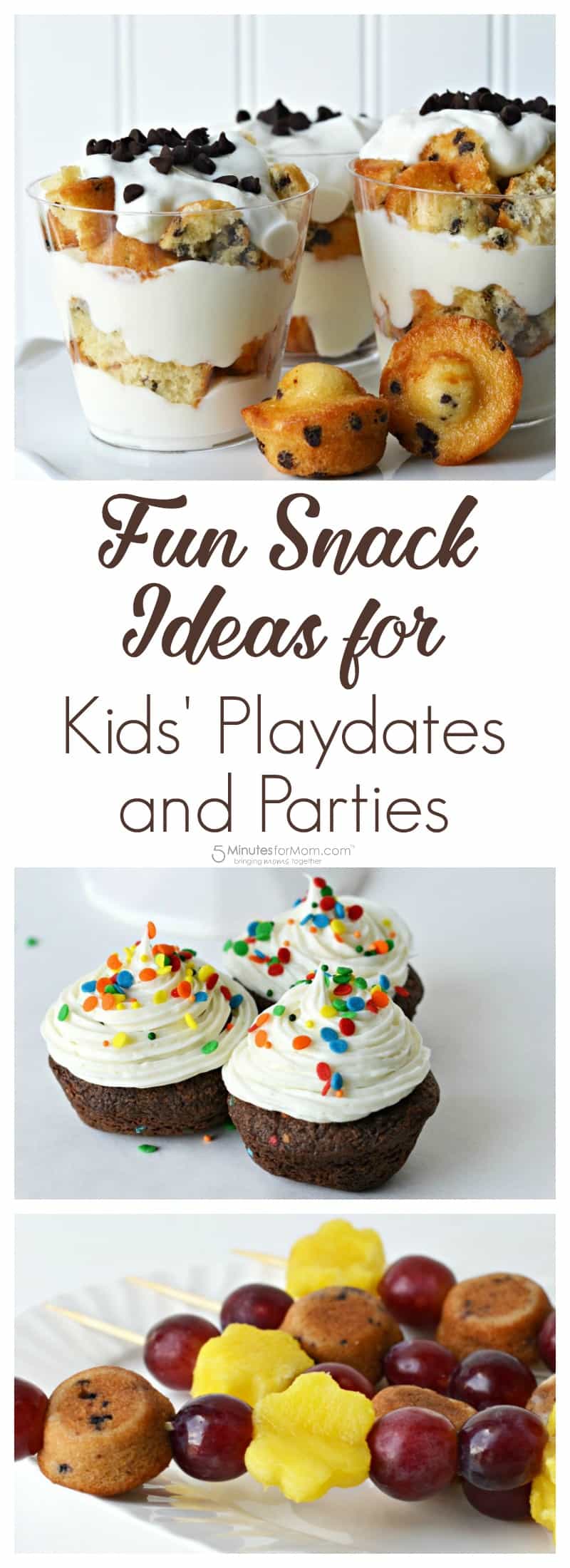Fun Snack Ideas for Kids Playdates and Parties 5 Minutes for Mom