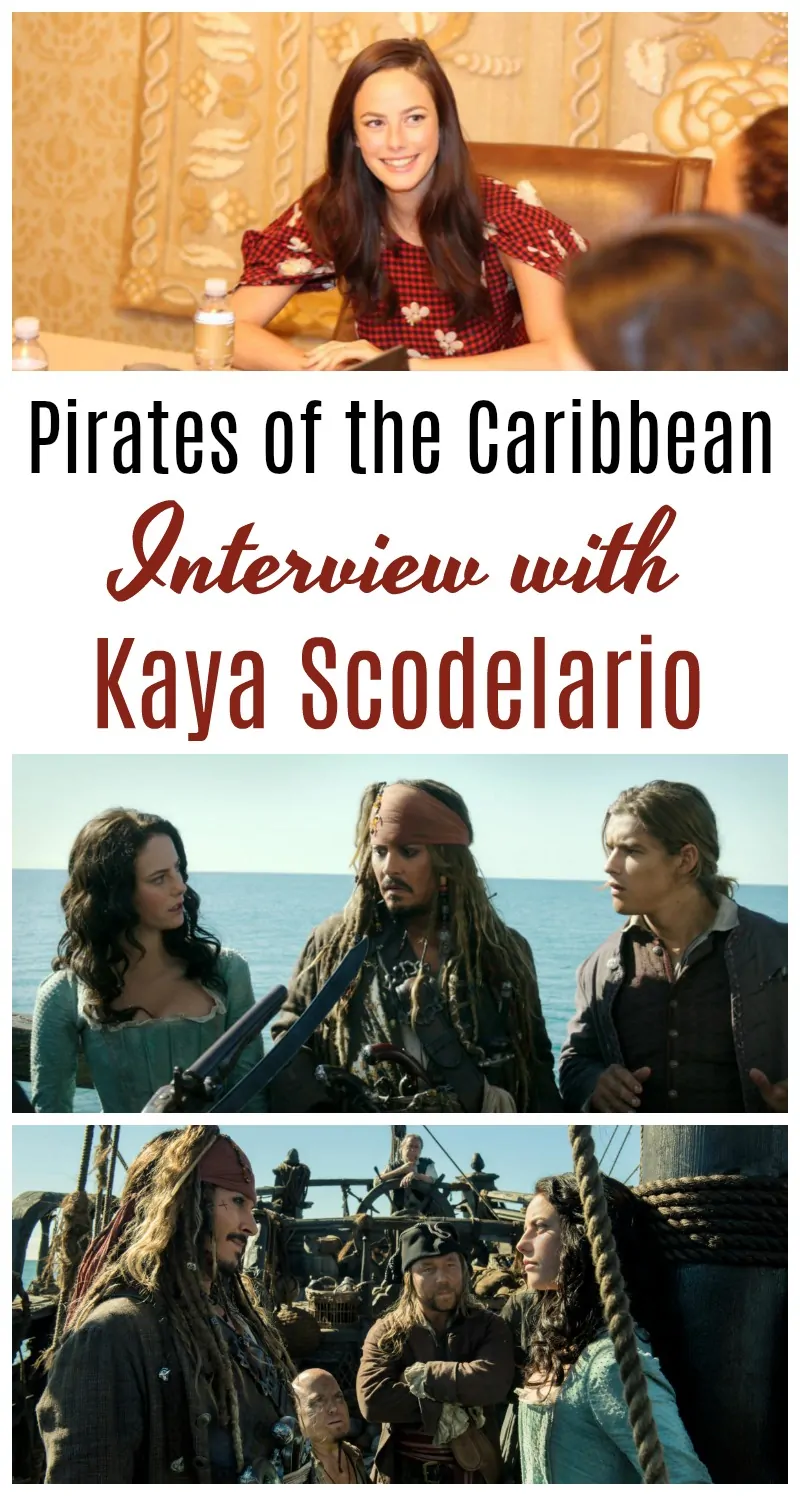 Pirates of the Caribbean Interview with Kaya Scodelario