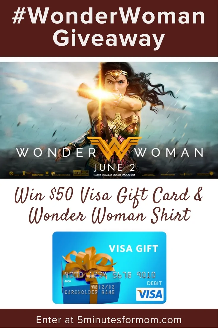 Wonder Woman Gift Card Giveaway