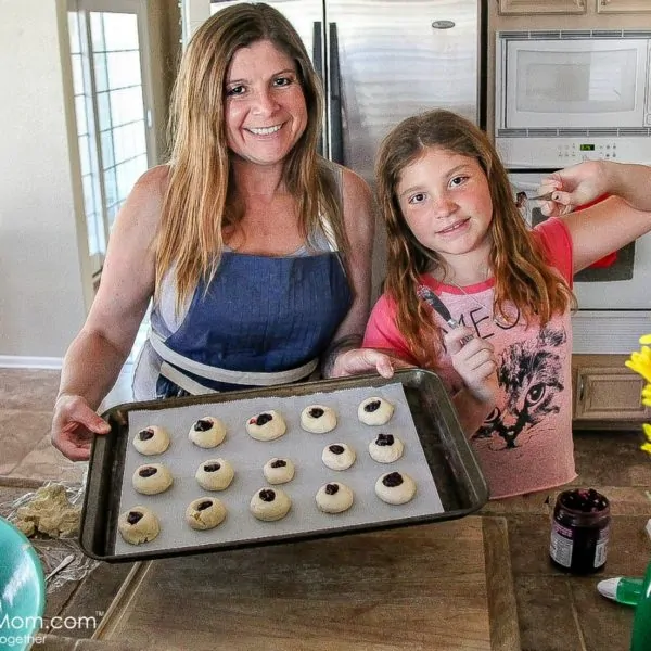 Gluten-Free Boysenberry Thumbprint Cookies