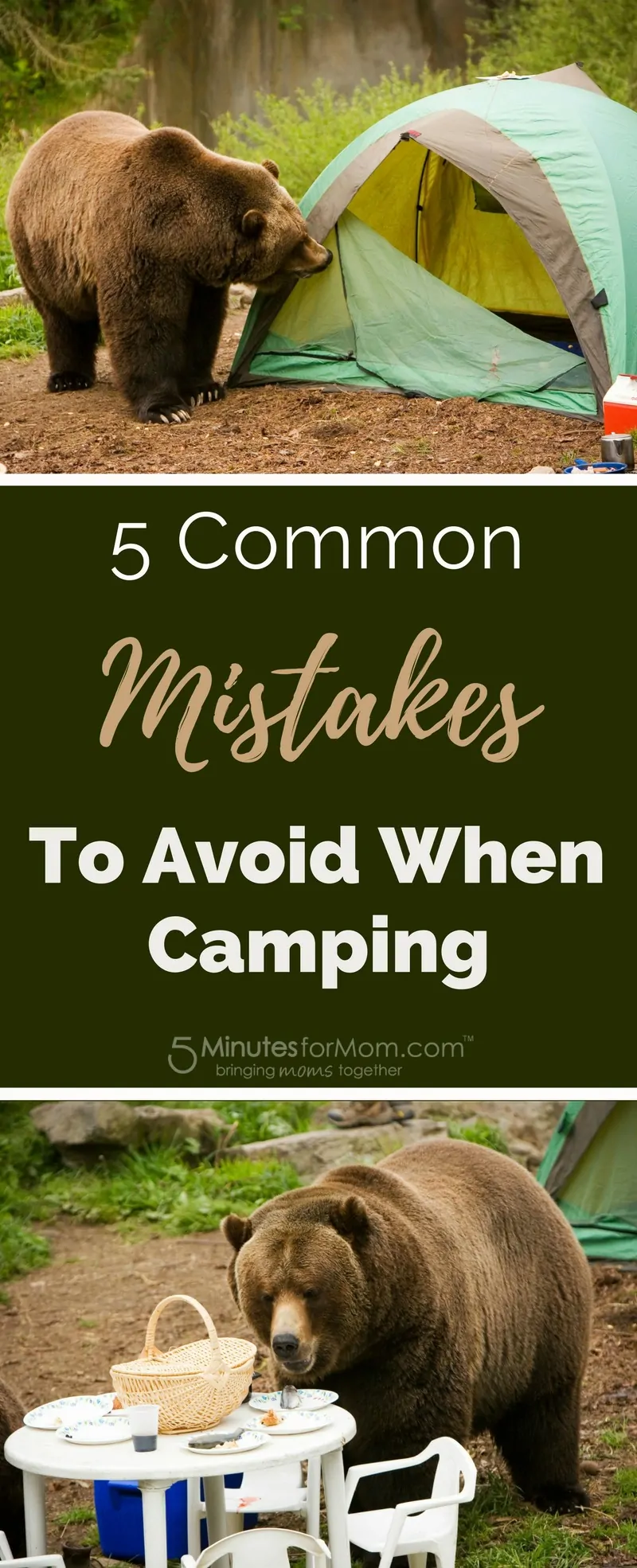 5 Common Mistakes To Avoid When Camping