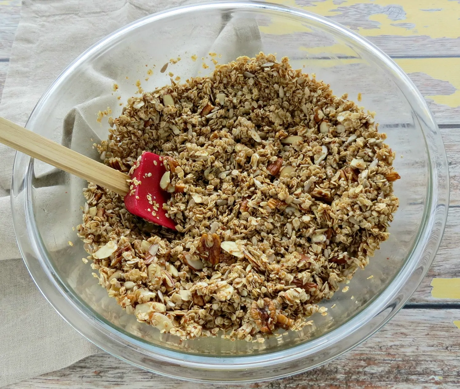 Nutty Homemade Granola Recipe Step 1 