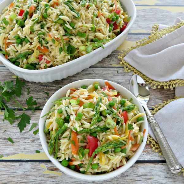 Summer Pasta Salad with Lemon Vinaigrette Recipe