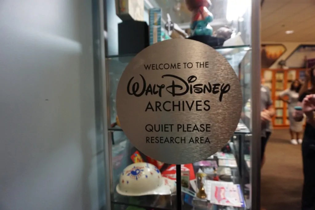 Walt Disney Archives - Quiet Please Sign