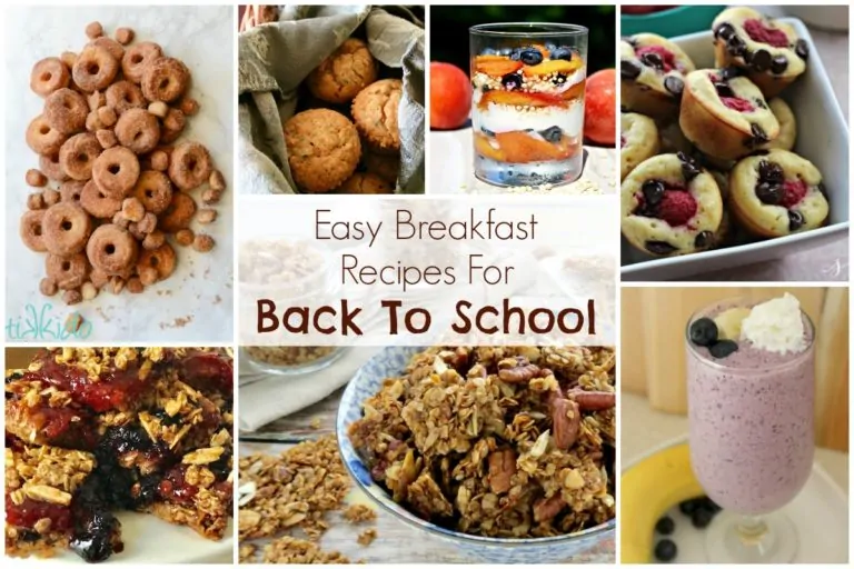 Easy Breakfast Recipes For Back To School and our Delicious Dishes Recipe Party