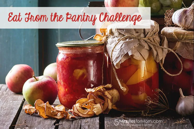 Save money by doing the Eat From the Pantry Challenge. How far can you stretch your food?