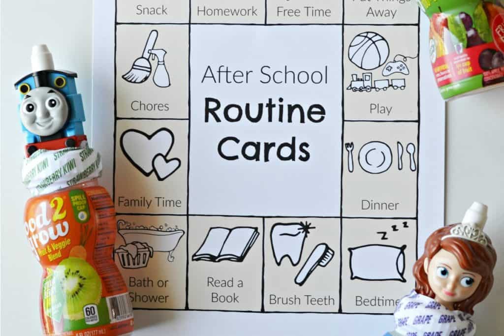 Setting Up A Fun After School Routine Free Printable