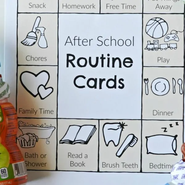 Setting Up A Fun After School Routine – Free Printable