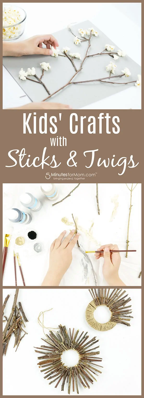 Kids Crafts with Sticks and Twigs