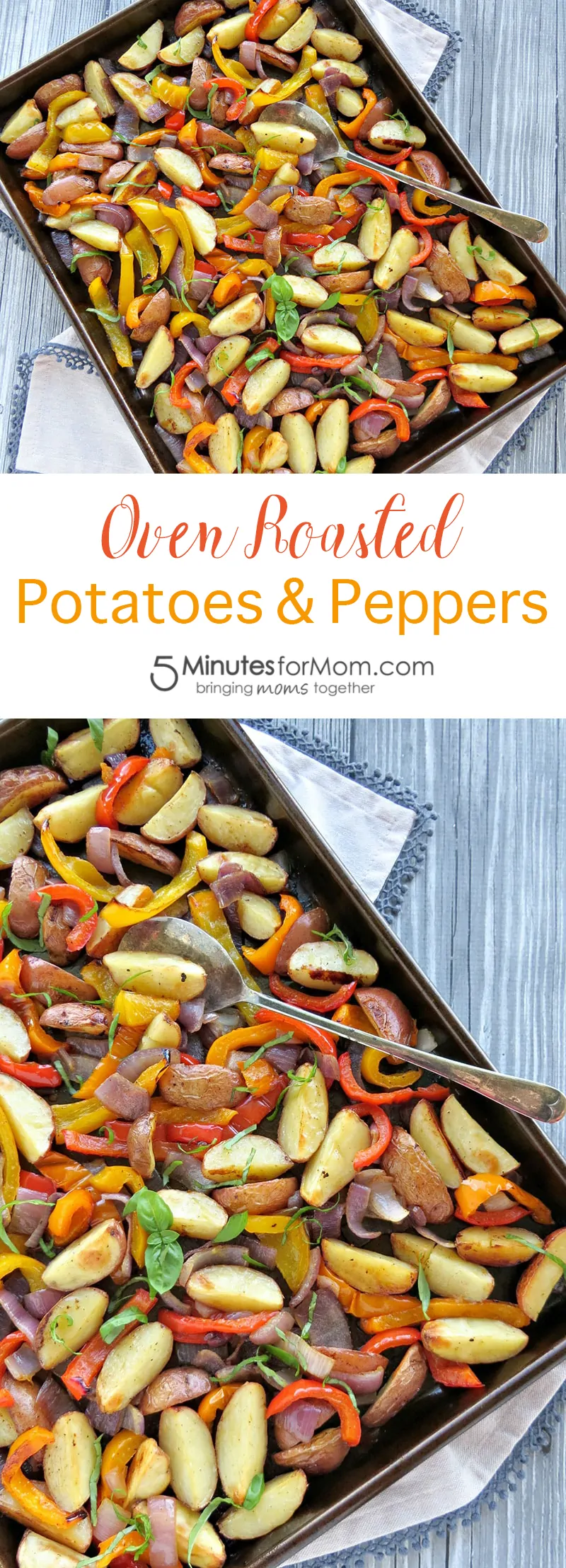 Oven Roasted Potatoes & Peppers