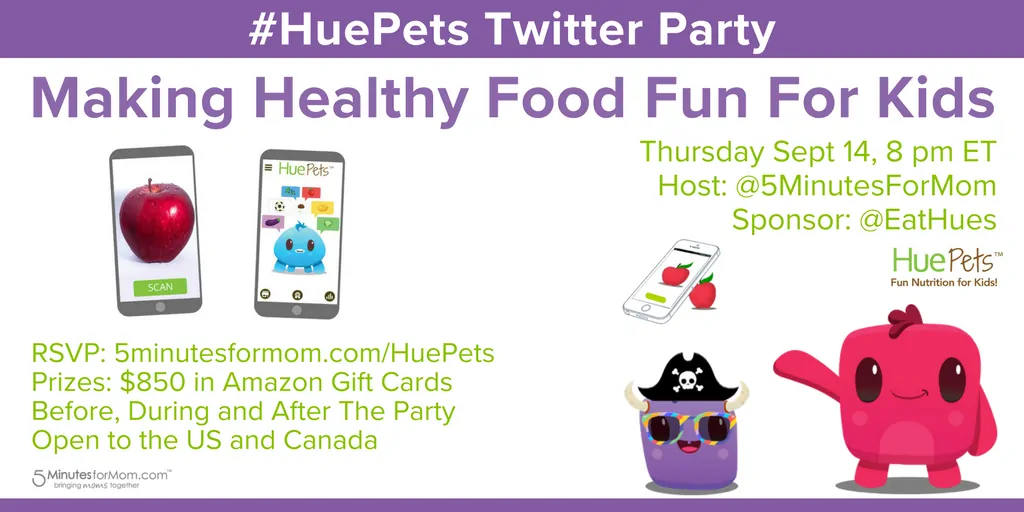 HuePets Twitter Party - Making Healthy Food Fun For Kids