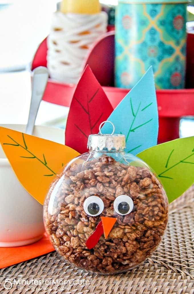 Turkey Treats for Thanksgiving - Easy Fall Craft