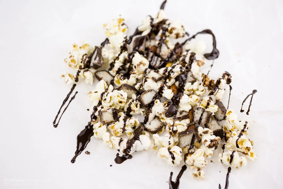 Whippet Sticks Coconut and Chocolate Popcorn Mix Recipe