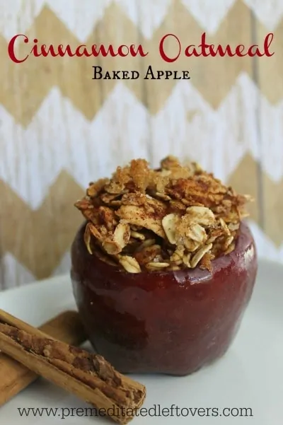 Cinnamon Oatmeal Baked Apple