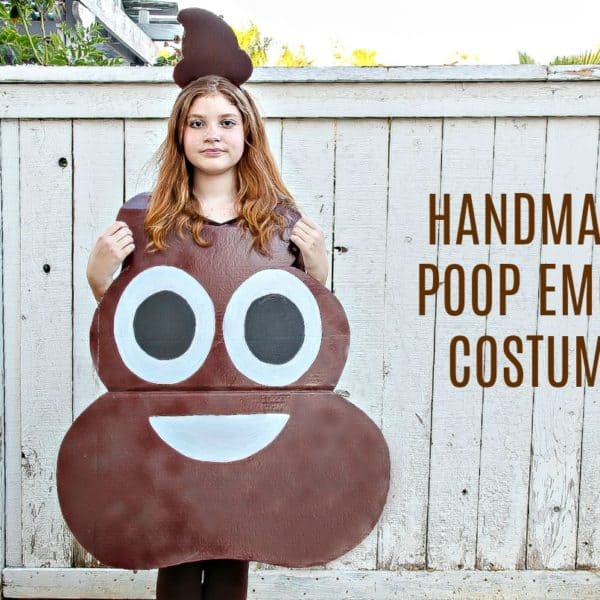 How to Make A Poop Emoji Costume For Kids – Easy DIY Halloween Costume