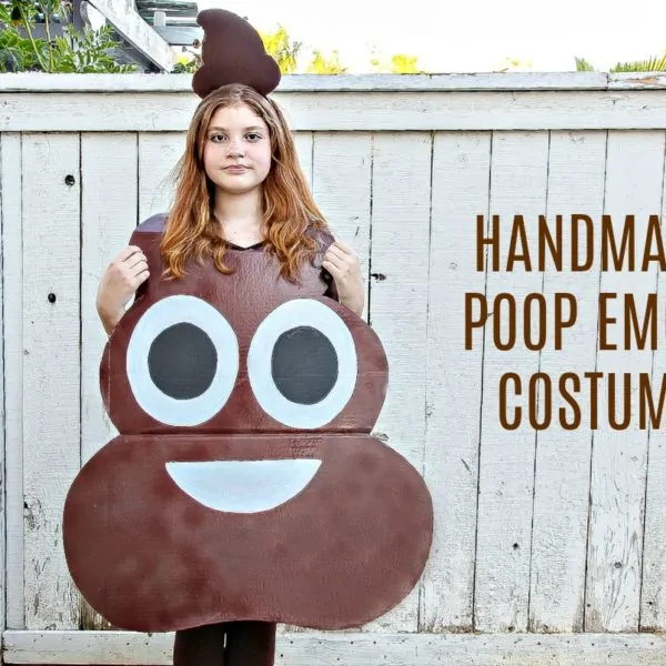 How to Make A Poop Emoji Costume For Kids – Easy DIY Halloween Costume