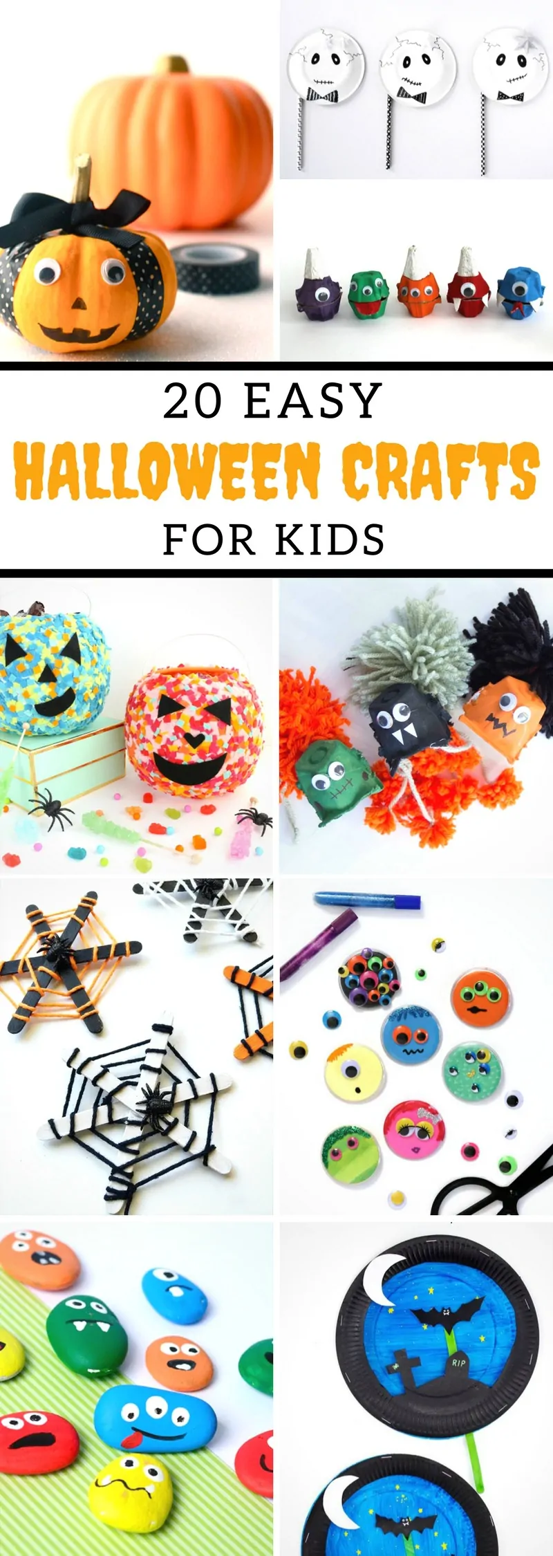 20 Easy Halloween Crafts For Kids