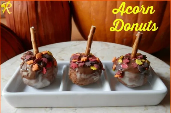 Acorn Donuts from Rae's Books and Recipes