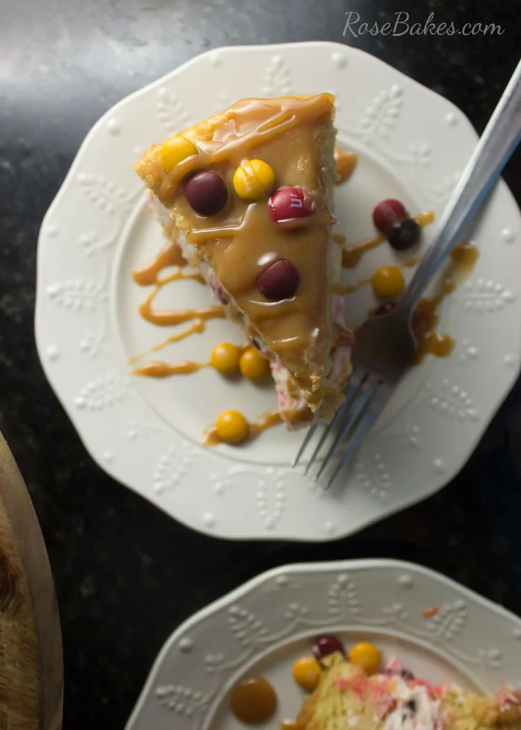 Caramel Apple Cheesecake Cake from Rose Bakes