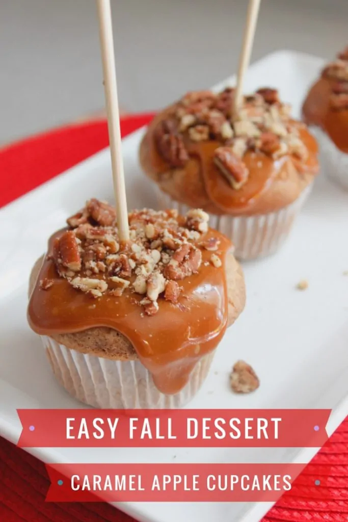 Caramel Apple Cupcakes from Pretty Extraordinary