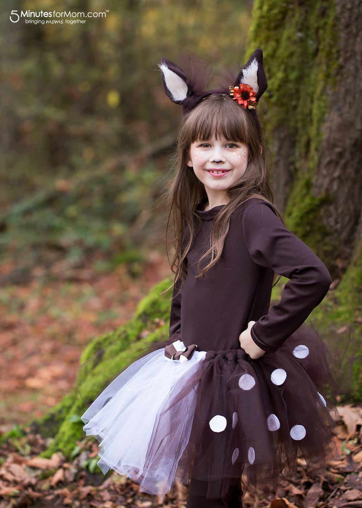 mom and baby deer costume