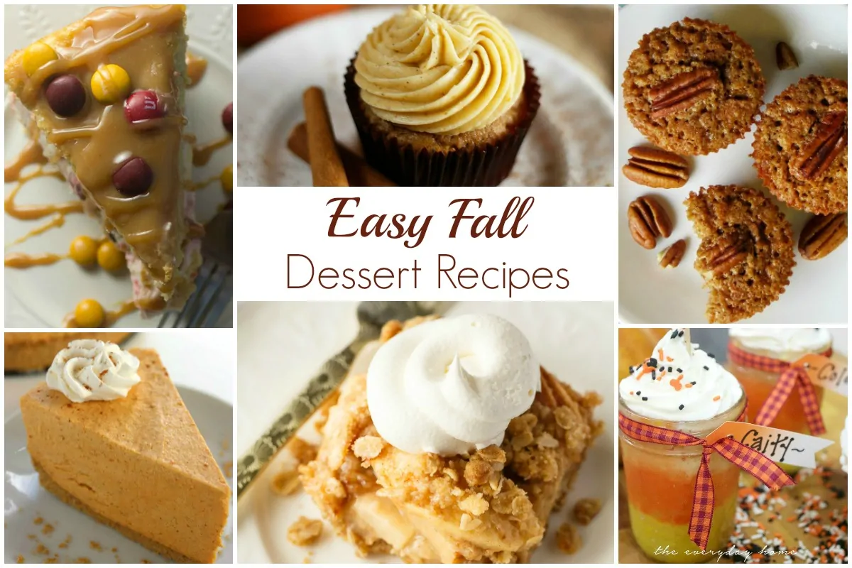 Easy Fall Dessert Recipes