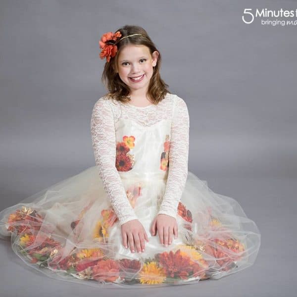 DIY Fall Fairy Costume – How to Create a Fall Flower Dress