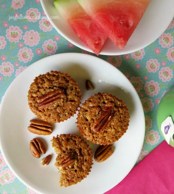 Pecan Pie Muffins from Joyful Homemaking