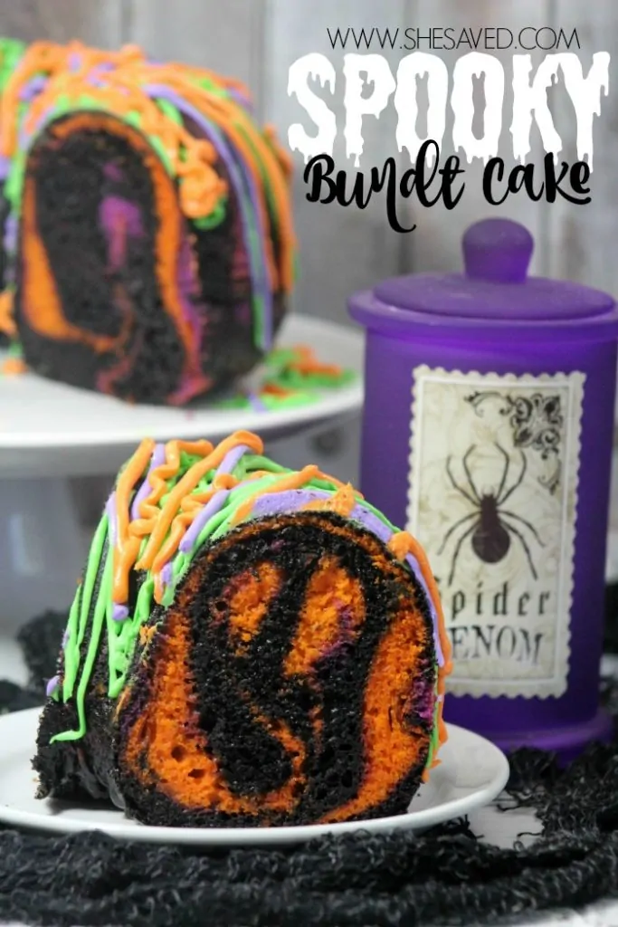 Spooky Bundt Cake from She Saved