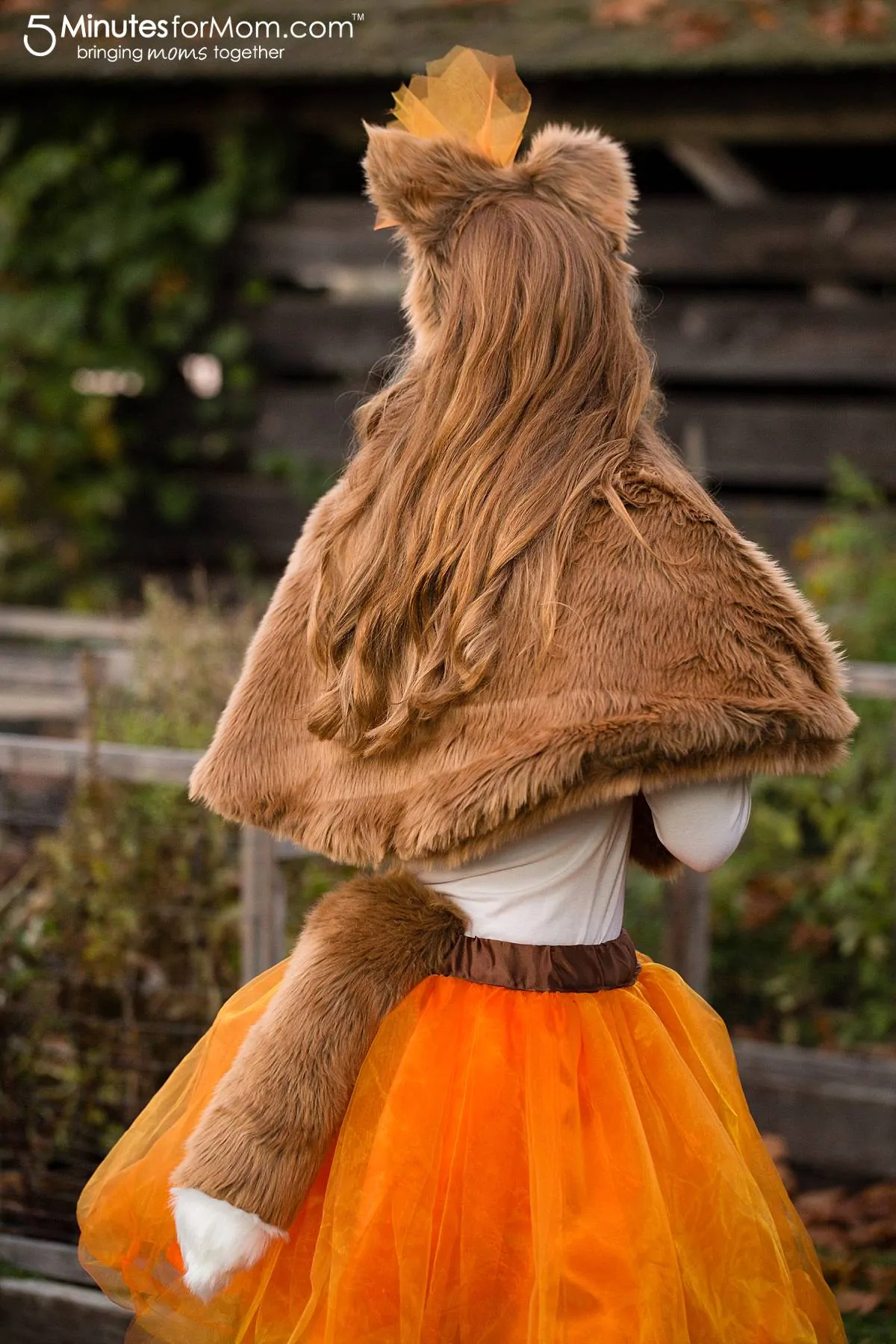 DIY fox costume for girls