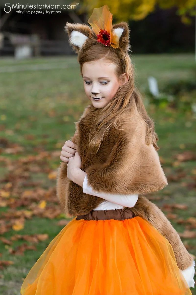 DIY fox costume for girls