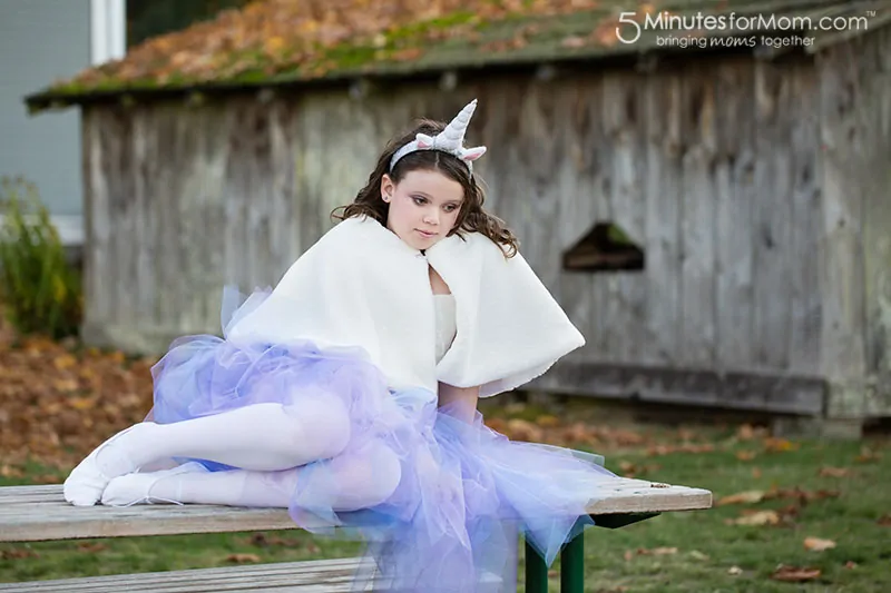 DIY unicorn costume for girls