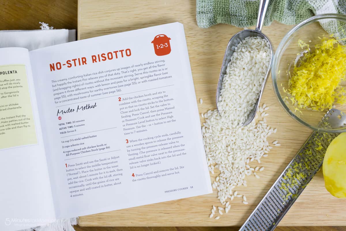 How To Instant Pot Cookbook Plus Risotto With Lemon And Peas Recipe