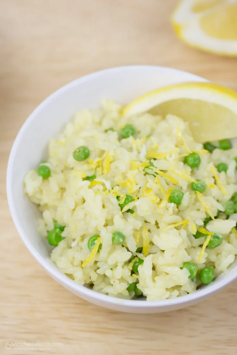 Risotto with Lemon and Peas Recipe