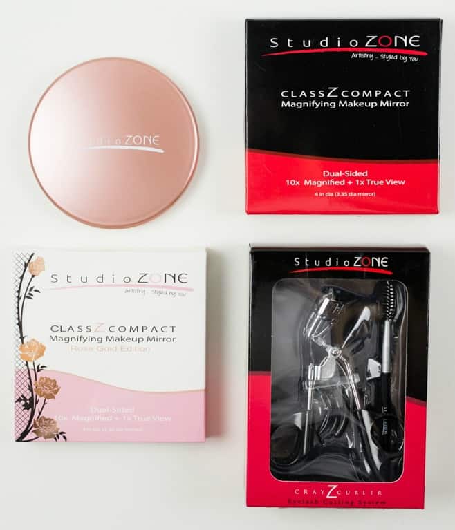 Studio Zone Makeup Mirror and Accessories