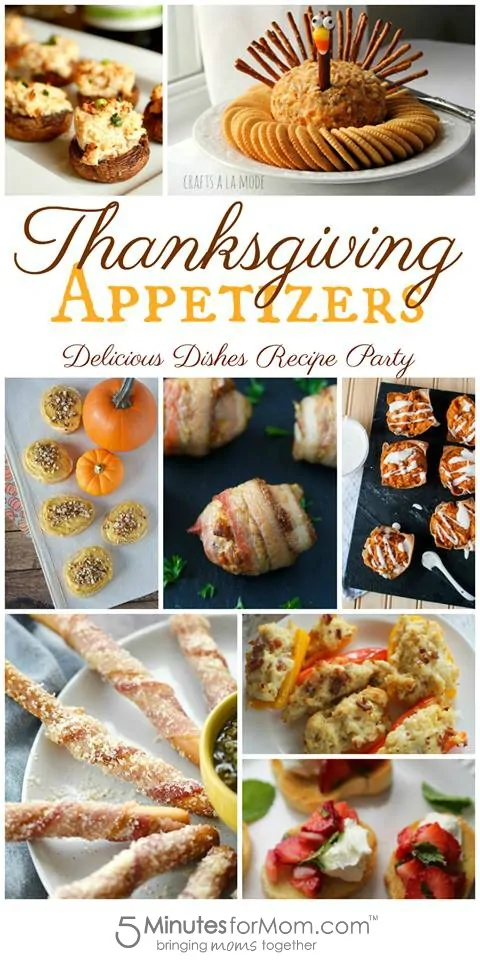 Thanksgiving Appetizers and our Delicious Dishes Recipe Party