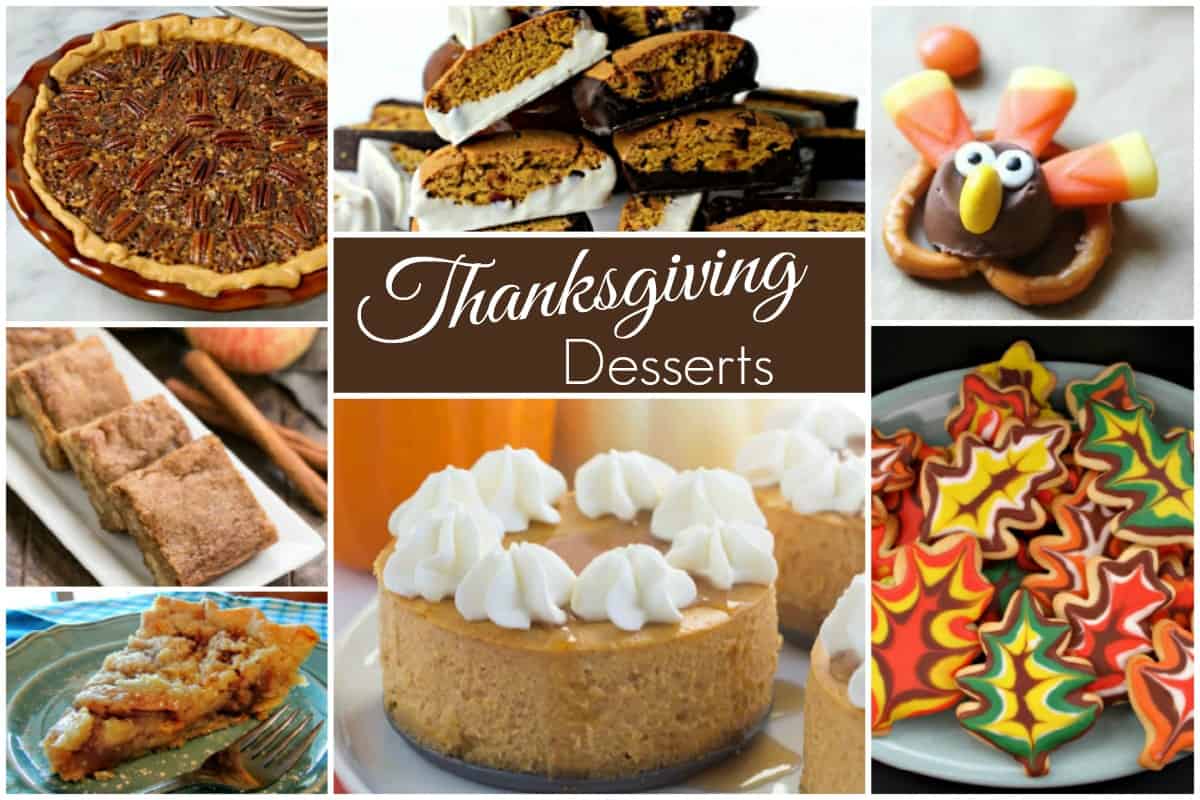 Thanksgiving Desserts and our Delicious Dishes Recipe Party