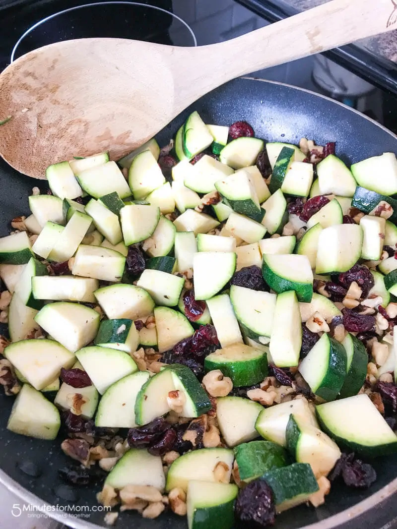 Celebrate Friendsgiving with Zucchini with Walnuts & Cranberries!