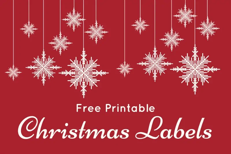 Christmas Labels - Free Printables