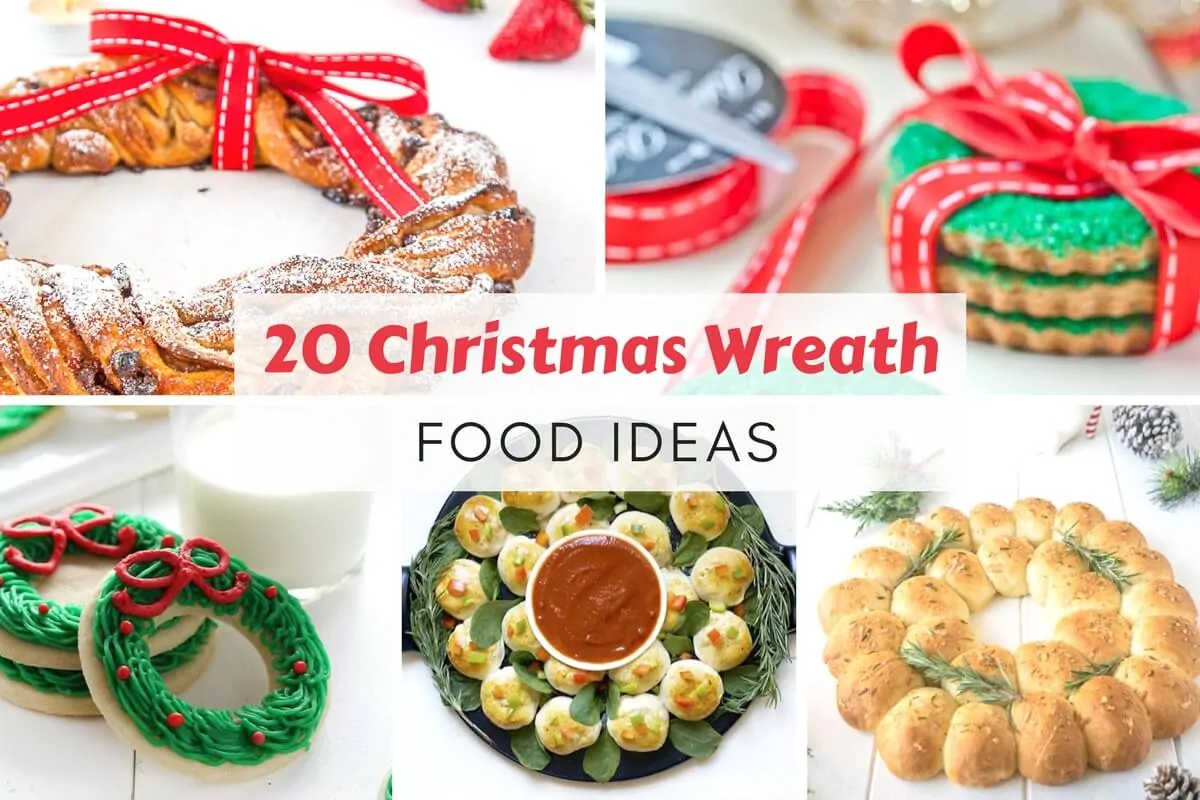 Christmas Wreath Food Ideas - Holiday Wreath Crafts