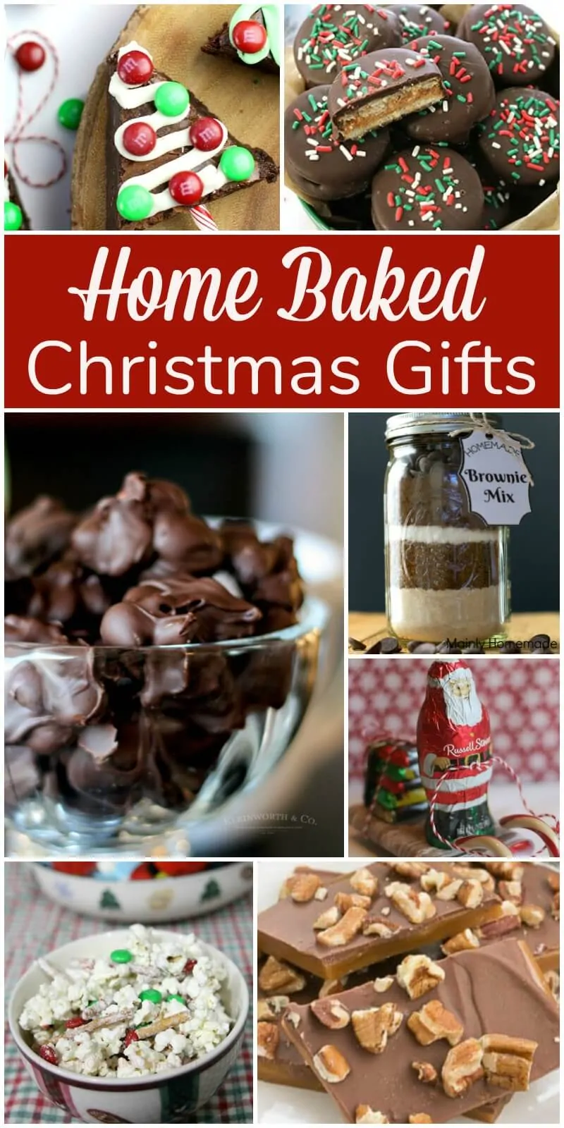 Home Baked Christmas Treats and are perfect for Christmas Gifts