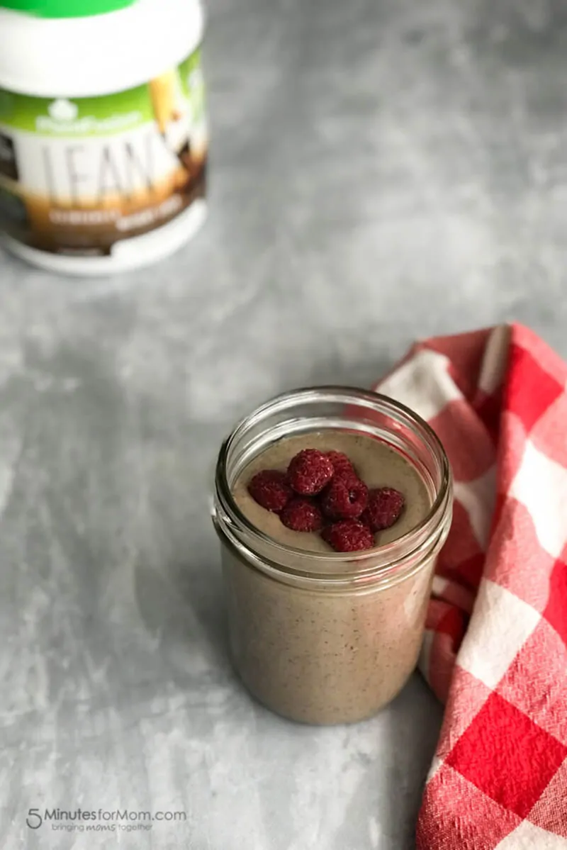 Raspberry Chocolate Brownie Smoothie