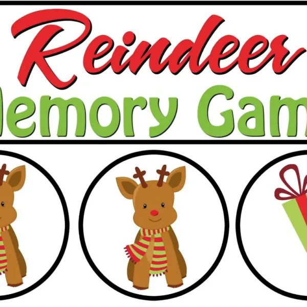 Reindeer Memory Game – Fun Winter Activity For Preschoolers