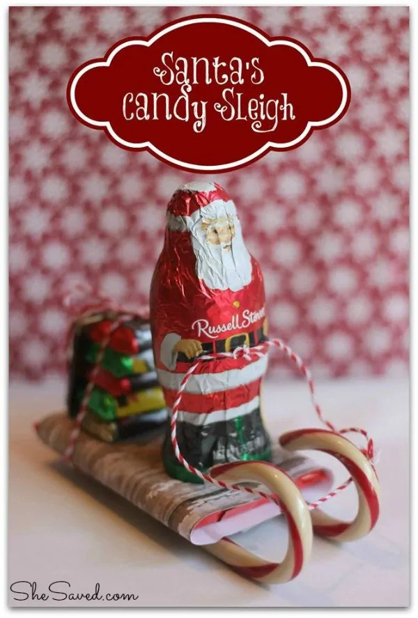 Santa_s Candy Sleigh from She Saved